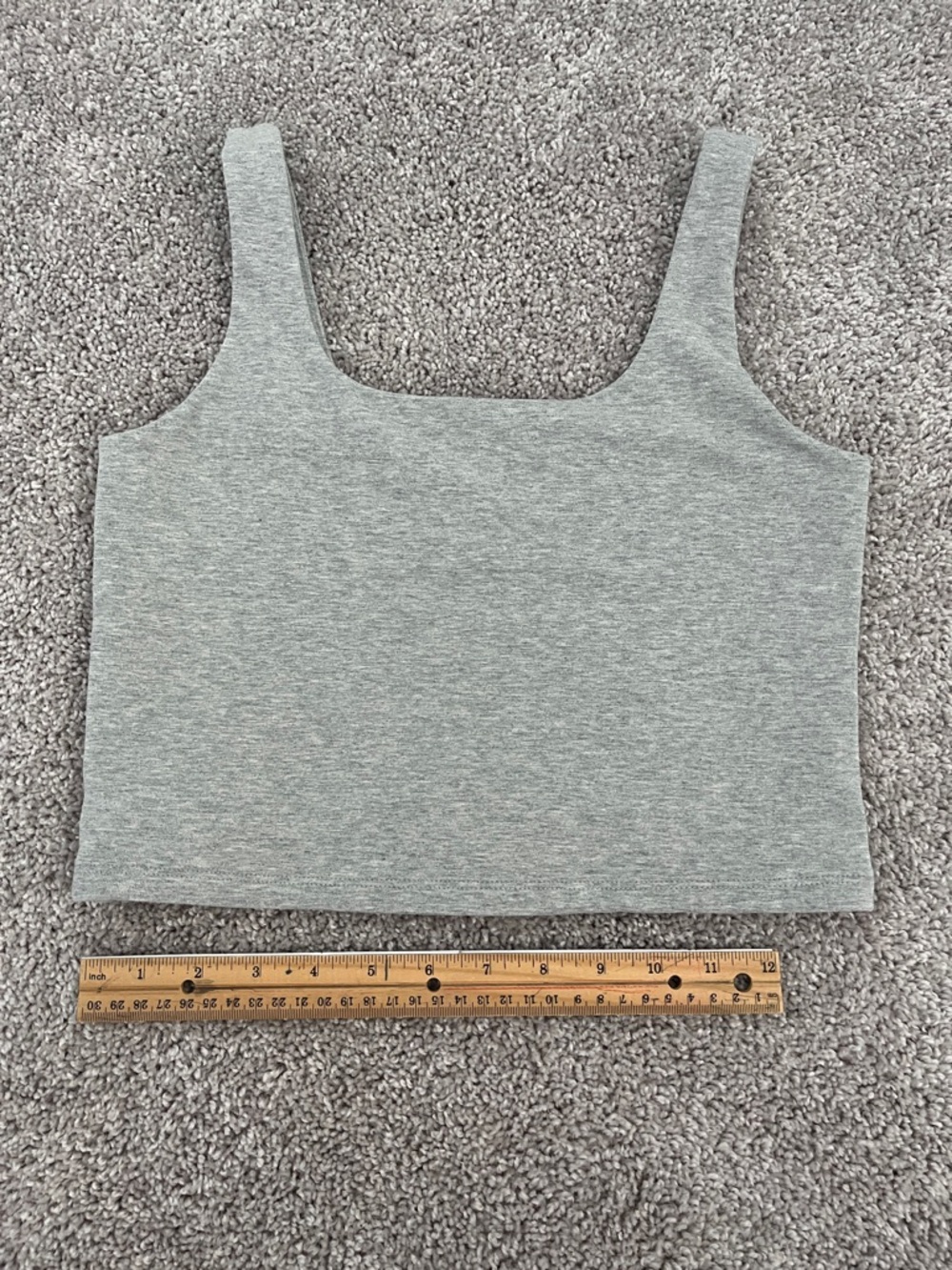 GAP Gray Cropped Tank NWOT - Picture 5 of 9